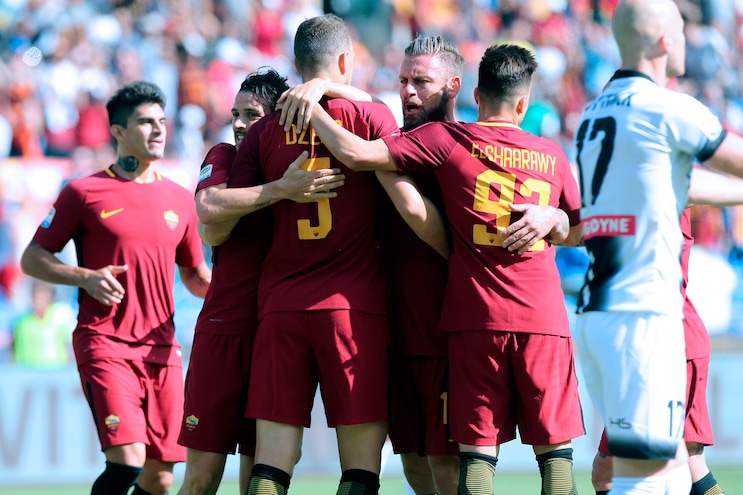 Champions: Roma a quota facile con il Qarabag