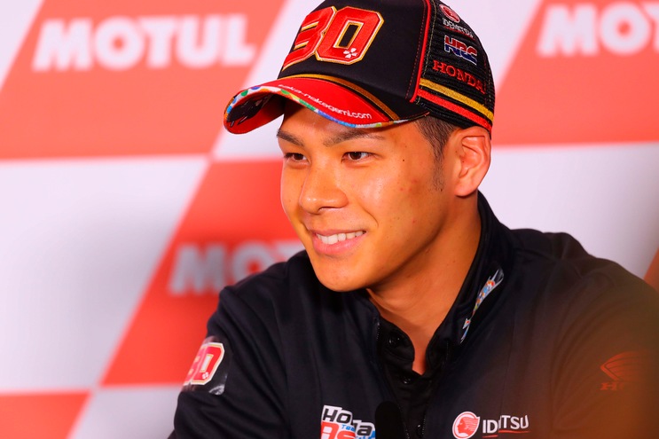 Moto2 Giappone, Nakagami in pole