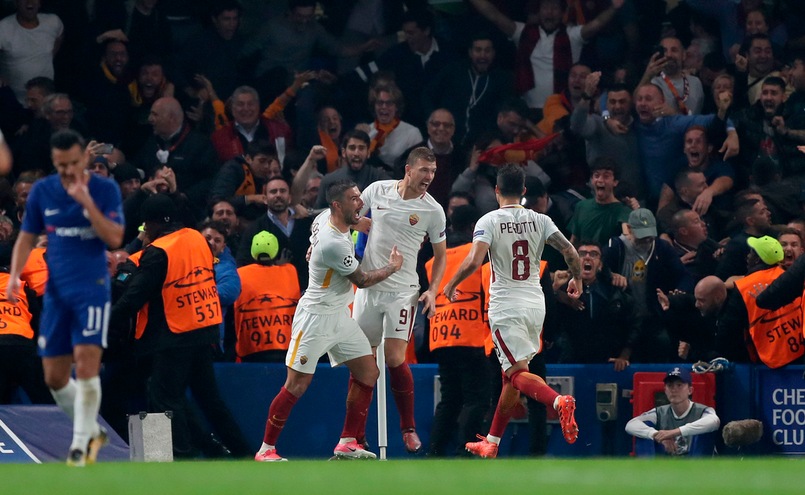 Champions League Chelsea-Roma 3-3, il tabellino