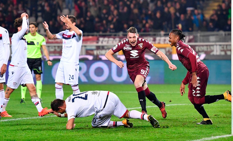 Serie A Torino-Cagliari 2-1, il tabellino
