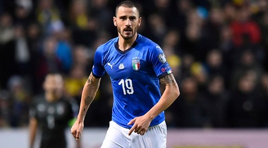 Svezia-Italia, Bonucci: «Ho il setto nasale rotto, Toivonen andava espulso»