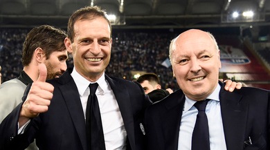 Juventus, Marotta blinda Allegri: «Nessuna tentazione azzurra»