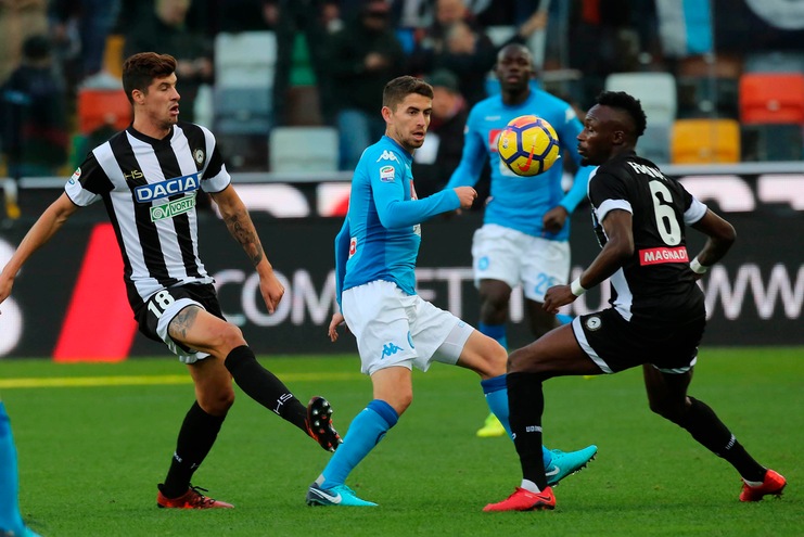 Serie A Udinese-Napoli 0-1, il tabellino