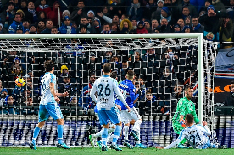 Serie A Sampdoria-Lazio 1-2, il tabellino