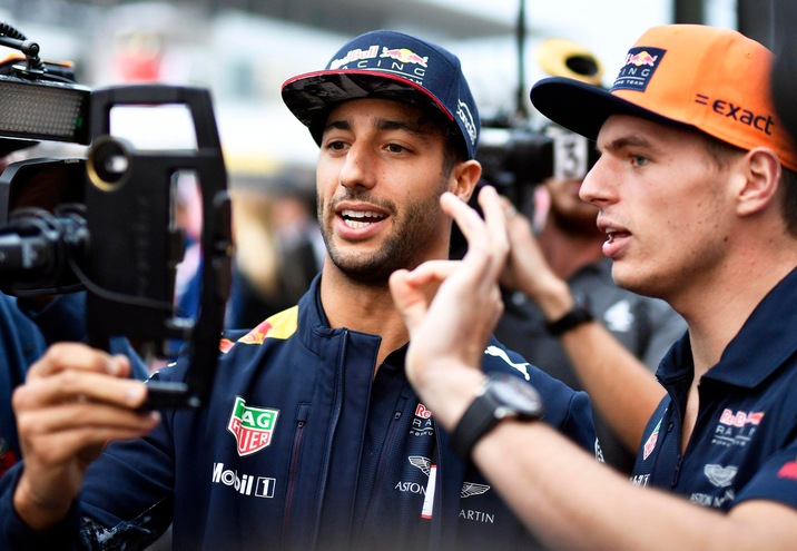 F1, Verstappen e Ricciardo "conciati" per le feste