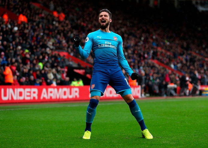 Premier League, Southampton-Arsenal 1-1: Wenger ringrazia Giroud