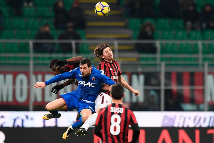 Serie A Milan-Bologna 2-1, il tabellino