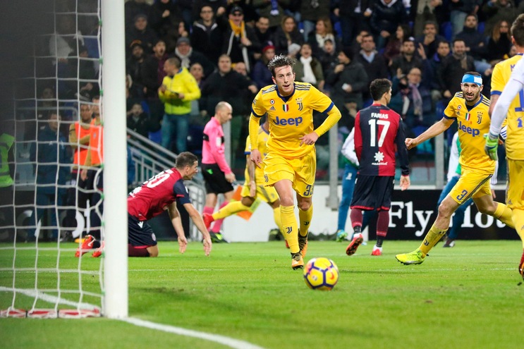 Serie A Cagliari-Juventus 0-1, il tabellino