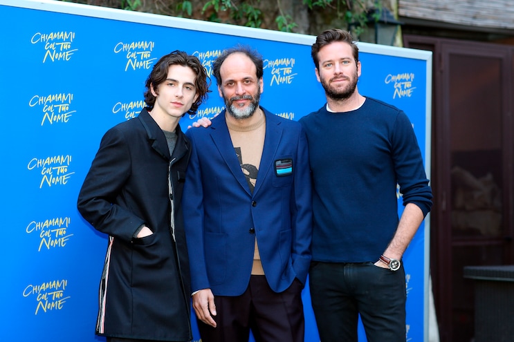 Guadagnino, Hammer e Chalamet presentano Chiamami col tuo nome