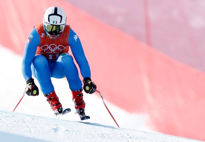 Discesa libera, gli italiani non brillano in prova