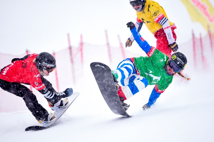 C'è lo snowboardcross: tutti con la Moioli