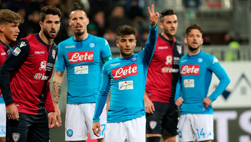 Serie A Cagliari-Napoli 0-5, il tabellino