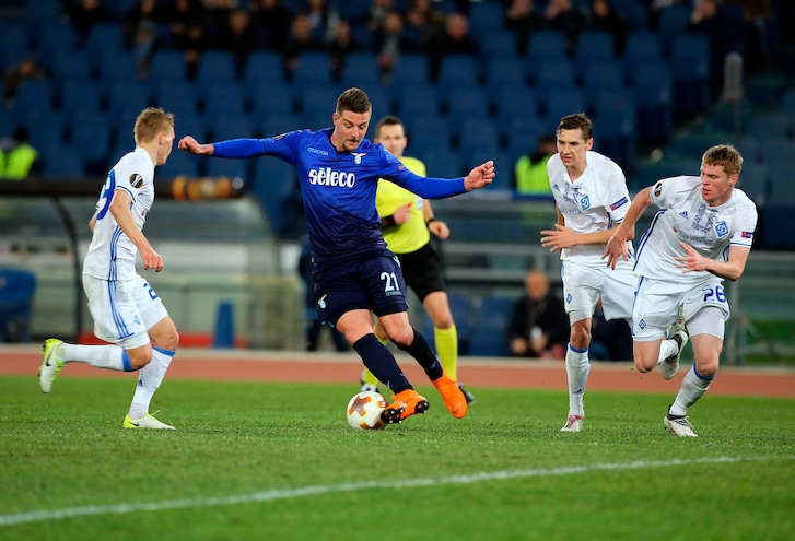 Europa League Lazio-Dinamo Kiev 2-2, il tabellino