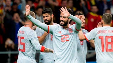 Spagna-Argentina 6-1, una tripletta di Isco umilia Sampaoli