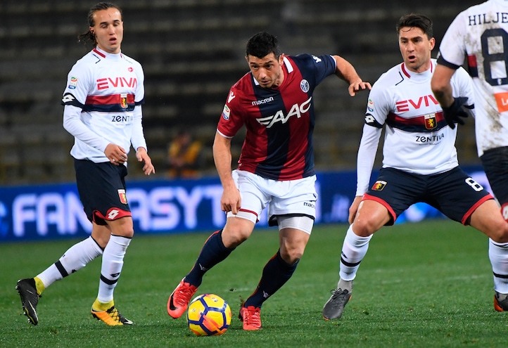 Serie A Bologna, affaticamento muscolare per Dzemaili
