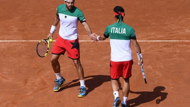 Coppa Davis, Italia-Francia 1-2: Bolelli-Fognini ko