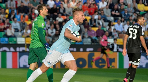 Udinese-Lazio 1-2: Inzaghi aggancia Di Francesco al terzo posto