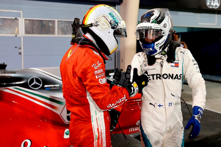 F1 Bahrain, Bottas: «Vettel è stato impeccabile»