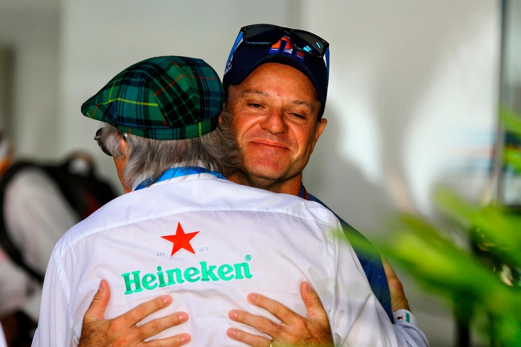 F1, Barrichello: «Sono stato fortunato»