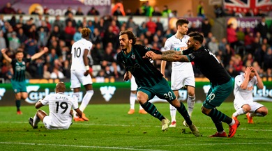 Gabbiadini, gol salvezza per il Southampton