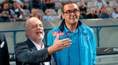 Napoli, filtra ottimismo dopo l'incontro Sarri-De Laurentiis