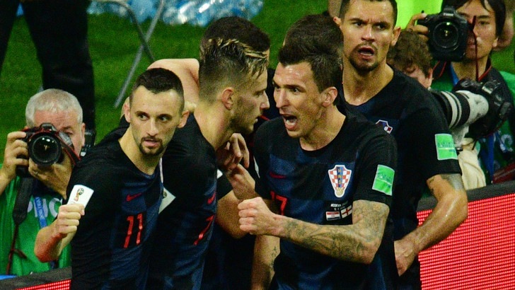 Mondiali 2018, Croazia-Inghilterra 2-1: Mandzukic gol ai supplementari