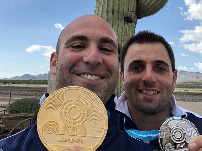 Tiro a volo, doppietta italiana in CdM