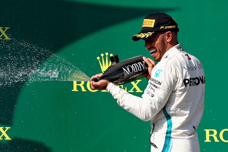 F1 Ungheria, gioia Hamilton: «Grazie a tutti»