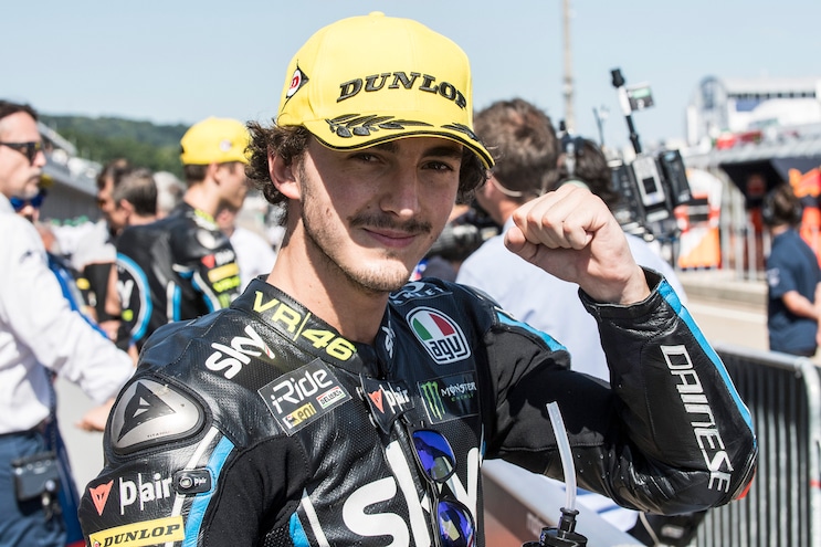 Moto2 Austria, Bagnaia batte il 5
