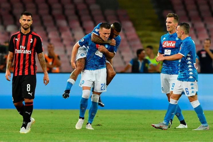 Serie A Napoli-Milan 3-2, il tabellino