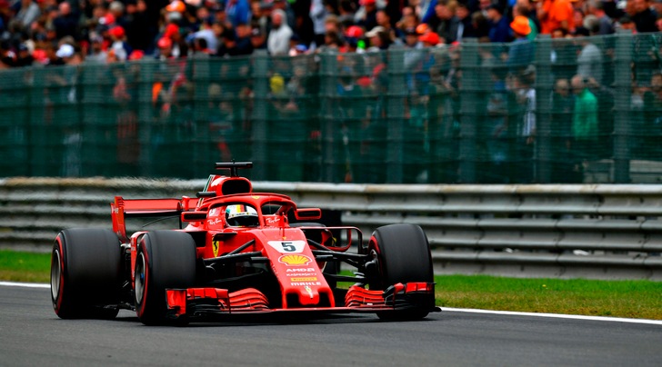 F1 Belgio, Vettel davanti a Hamilton