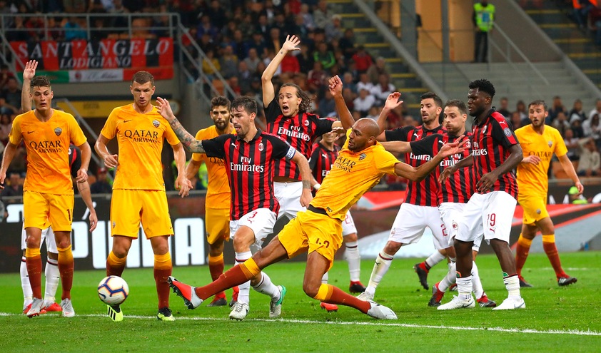 Serie A Milan-Roma 2-1, il tabellino