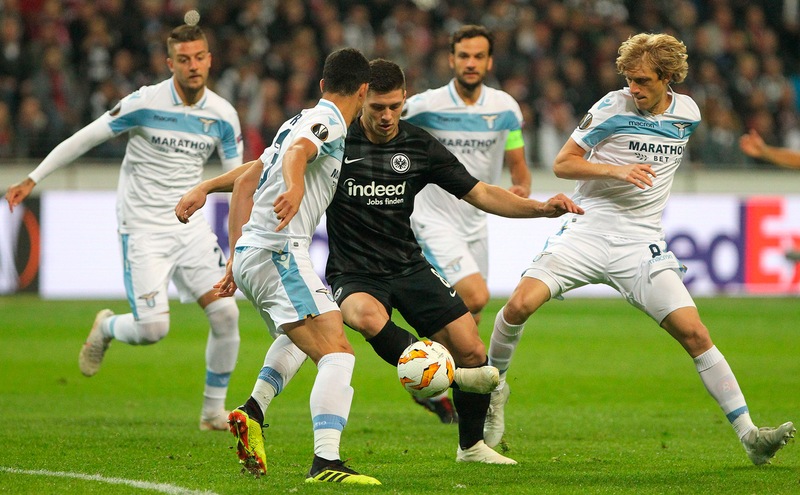 Europa League Eintracht Francoforte-Lazio 4-1, il tabellino
