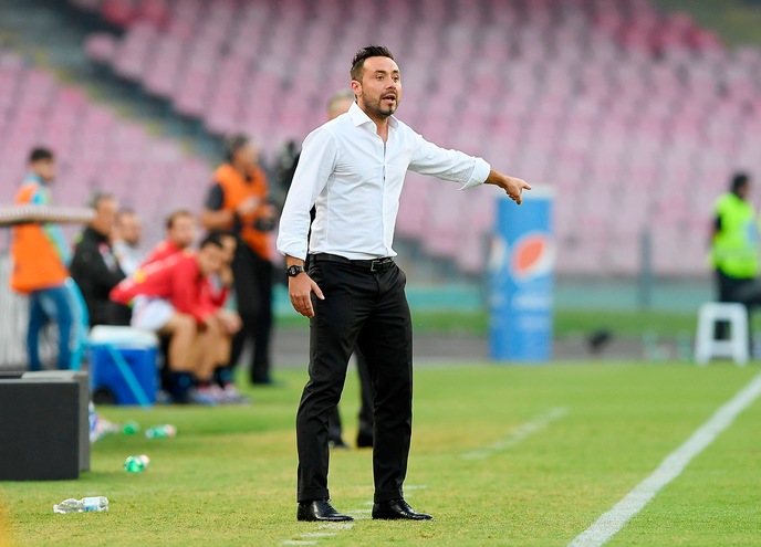 Serie A Sassuolo, De Zerbi: «Creato tanto contro un grande Napoli»