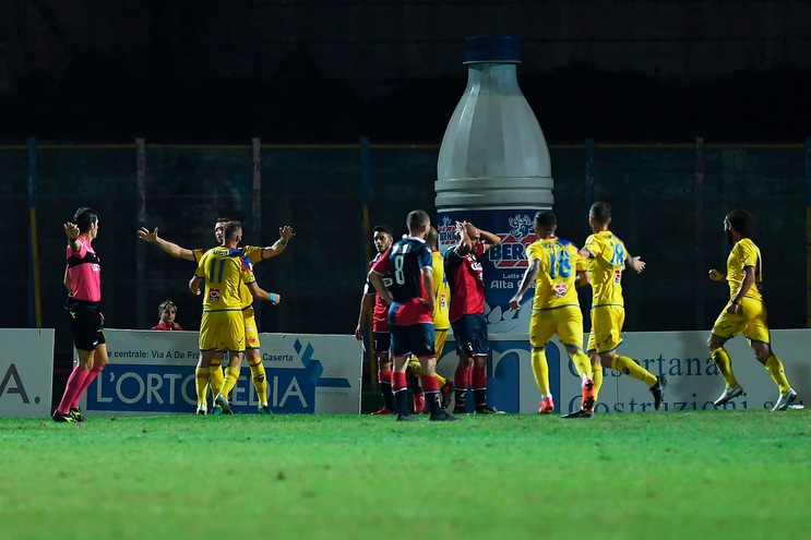Serie C Casertana-Catania 1-1. Rende-Potenza 0-2