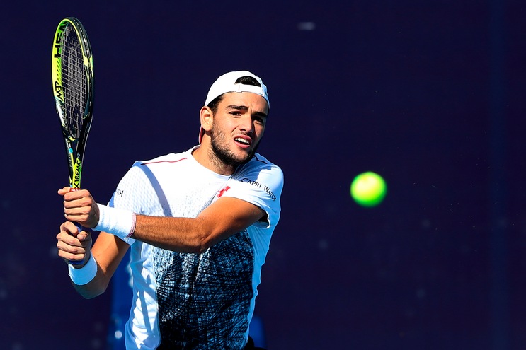 Tennis, Berrettini subito fuori a Mosca