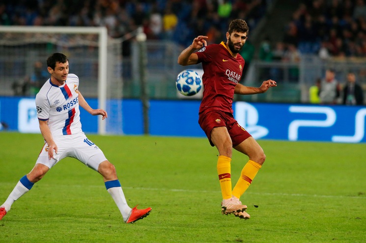 Champions League Roma-Cska Mosca 3-0, il tabellino