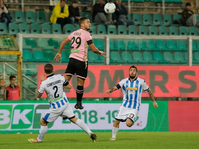 Serie B, Palermo-Pescara 3-0: rosanero primi in classifica