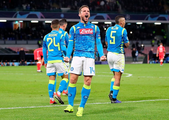 Champions League Napoli-Stella Rossa 3-1, il tabellino