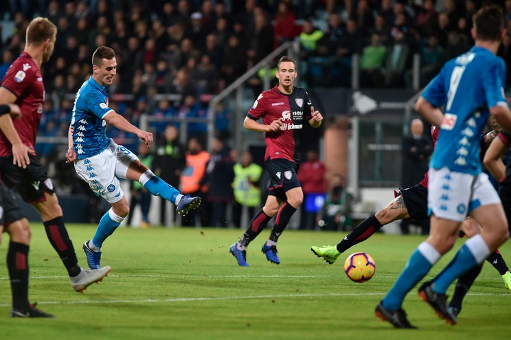 Serie A Cagliari-Napoli 0-1, il tabellino