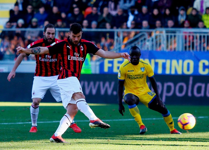 Serie A Frosinone-Milan 0-0, il tabellino
