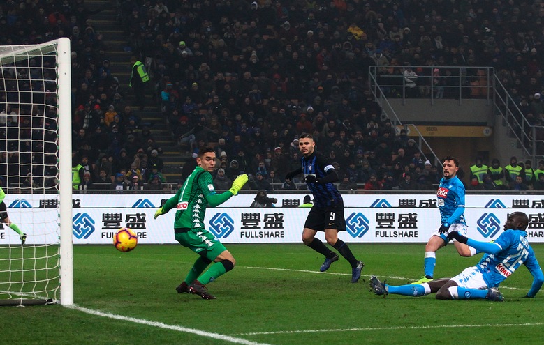 Serie A Inter-Napoli 1-0, il tabellino