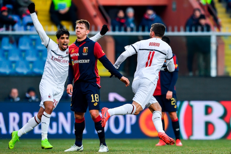 Serie A Genoa-Milan 0-2, il tabellino