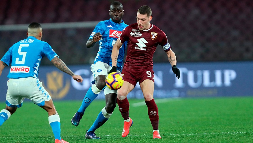 Serie A Napoli-Torino 0-0, il tabellino
