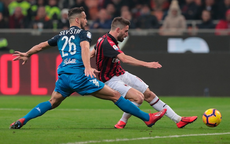 Serie A Milan-Empoli 3-0, il tabellino