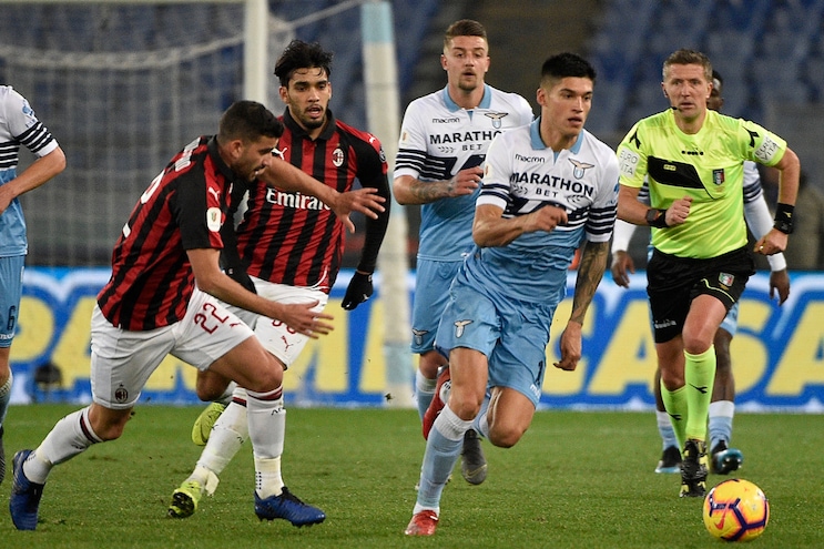 Coppa Italia Lazio-Milan 0-0, il tabellino