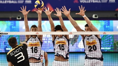 Gli azzurri di Blengini superano la Germania