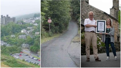 Guinness World Records: in Galles la strada più ripida del pianeta