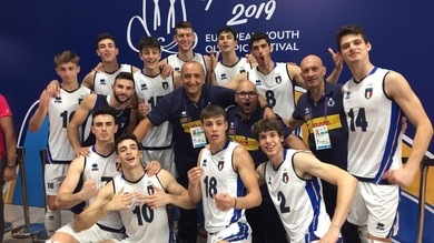Eyof: l'Italia maschile vince l'oro