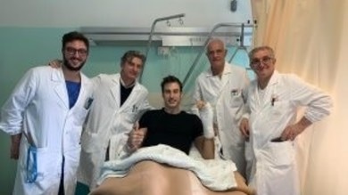 Fabio Ricci operato alla mano sinistra